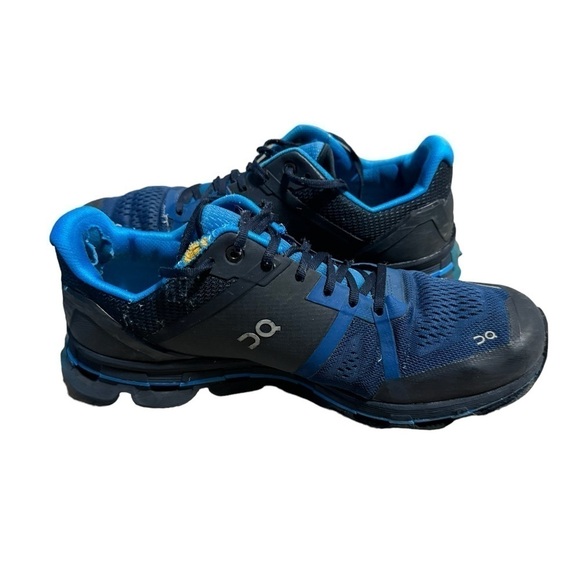 On Cloudace Running Shoes Men’s Navy Blue Running Shoes Size 9.5 Damaged See Pic - Picture 2 of 13
